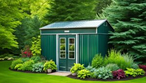 abri de jardin m&eacute;tal