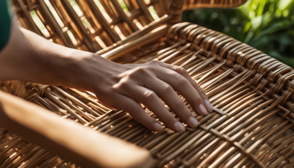 entretien meuble en rotin