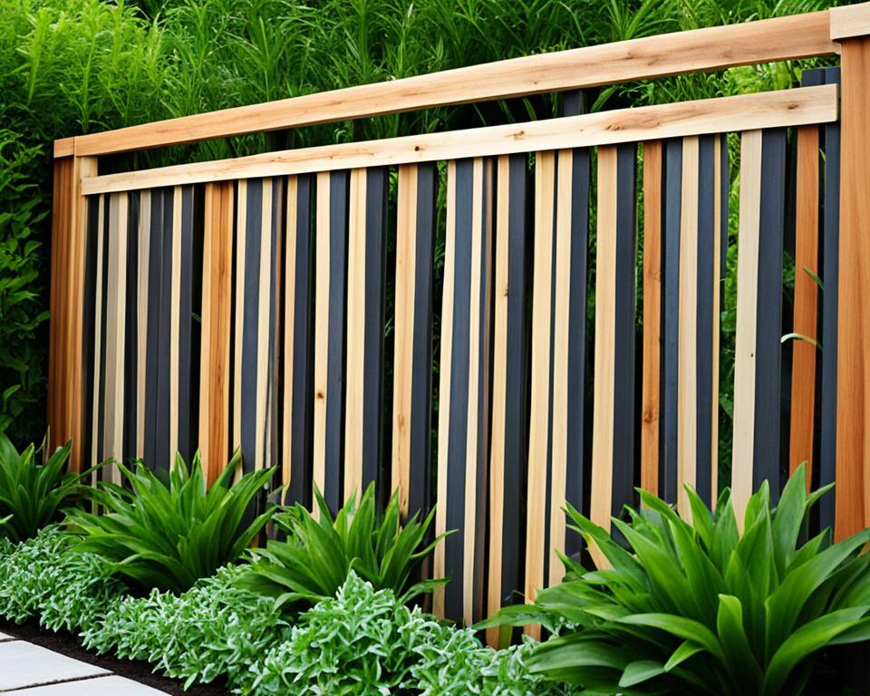 cl&ocirc;ture de potager en bois exotique