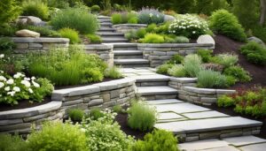 am&eacute;nagement jardin en pente