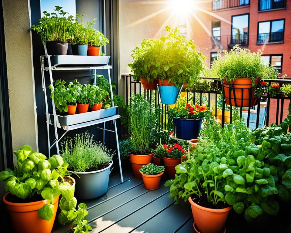 potager urbain sur balcon